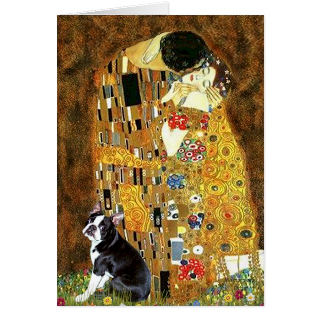 Le baiser - Boston Terrier #4 (Devant)