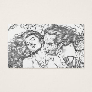 Le baiser du vampire par Al Rio - art de vampire