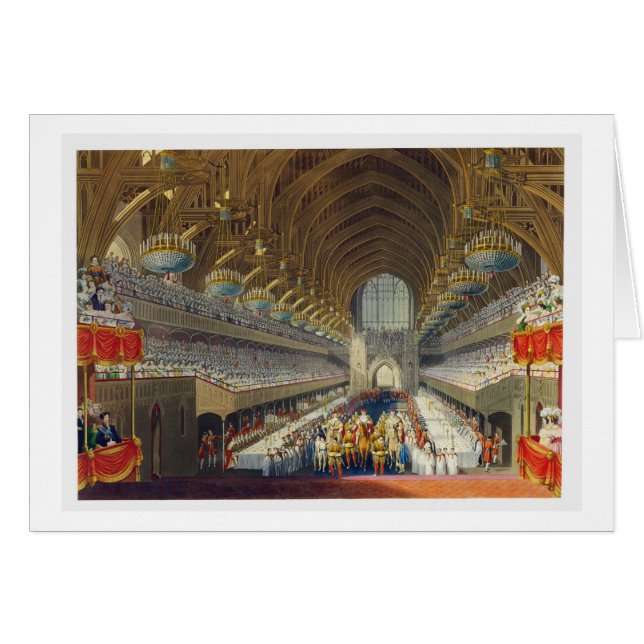 Le banquet royal, premier cours, d'un album cel (Devant horizontal)