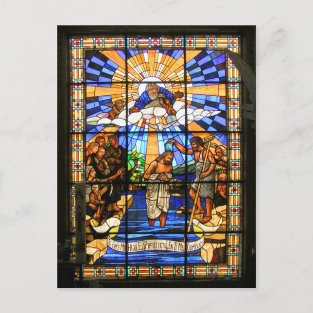 Le Baptême du Christ - Verre tendu - Carte postale (Devant)