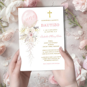 Le Baptême et Première Année invitation de notre f
