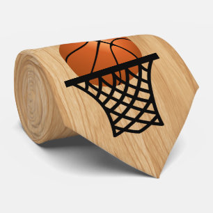 le basket-ball dans la cravate de cerceau
