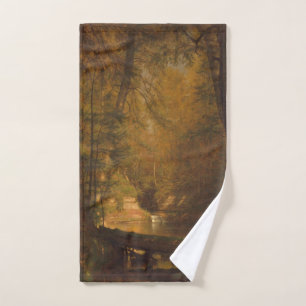 Le bassin aux truites (1870) Œuvre d'art - Serviet
