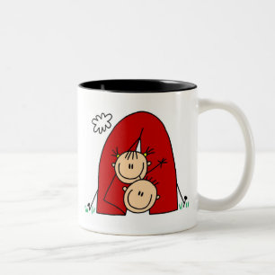 Le bâton figure la tasse de tente de camping
