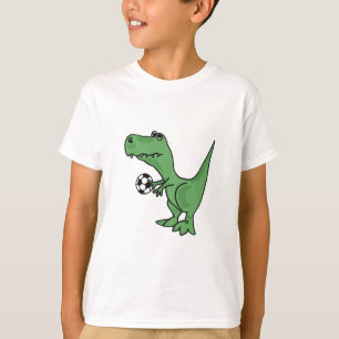 Le BD T-Rex jouant le T-shirt du football