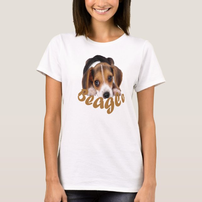 Le beagle évente le T-shirt (Devant)