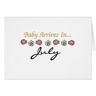 Le bébé arrive en juillet