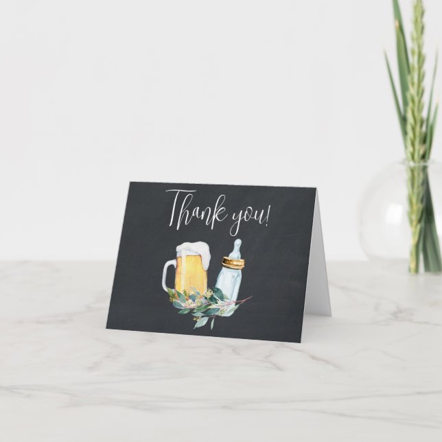 Le bébé brasse le Carte de remerciements de Baby s (Devant)