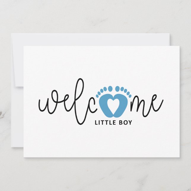 Le bébé est né. Des cartes de naissance. (Devant)