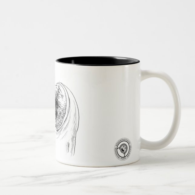 le Bébé moustachu - Tasse - 001 (Rechts)