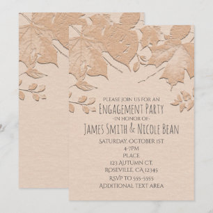 Le beige laisse le faire-part de mariage rustique