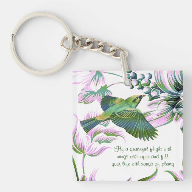 Le bel oiseau pilote - personnalisable - le porte (Devant)