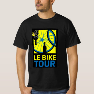Le Bike Tour Kunst T-Shirt