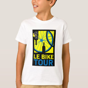 Le Bike Tour Kunst T-Shirt