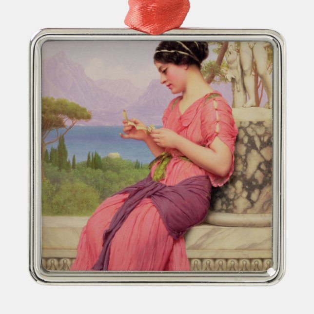Le Billet Doux, 1913 Silbernes Ornament (Vorne)
