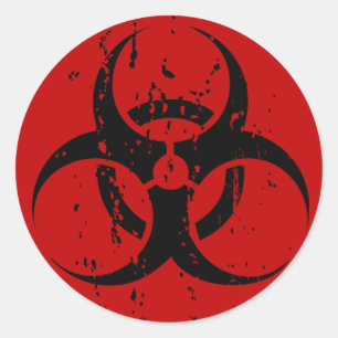 Le Biohazard s'est fané des autocollants