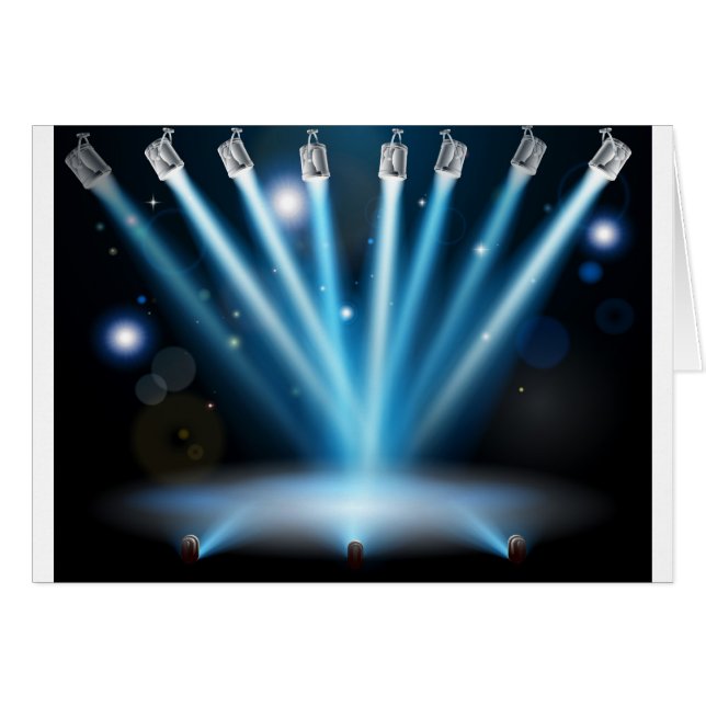 Le bleu allume le concept (Devant horizontal)