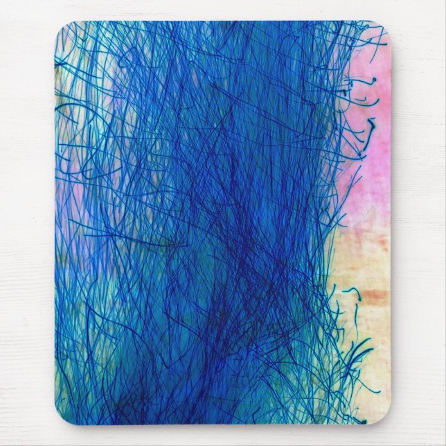 Le bleu étincelle le tapis de souris (Devant)