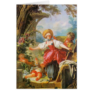 Le bluff d'homme aveugle de Jean-Honore Fragonard-