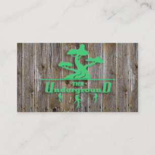 Le bois Carte de visite souterrain