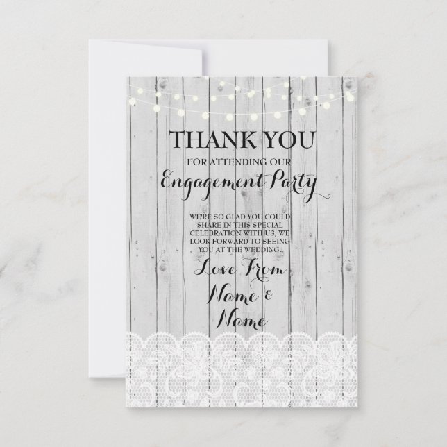 Le bois de cartes de Merci allume la dentelle (Devant)