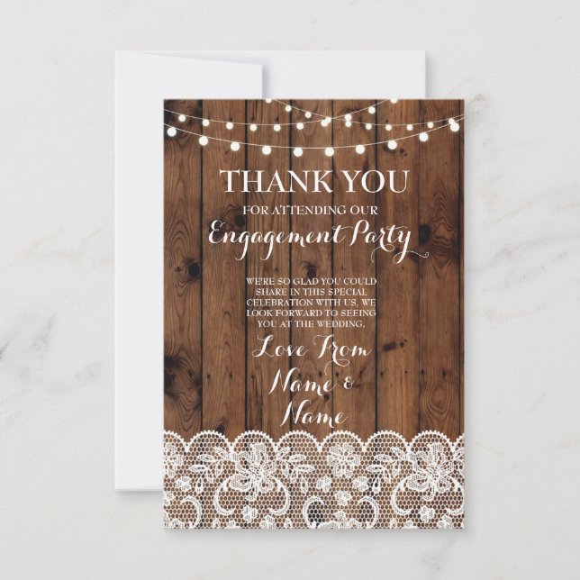 Le bois de cartes de Merci allume la dentelle (Devant)