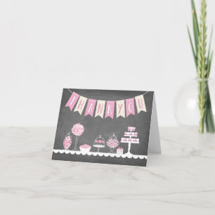 Le bonbon traite le carte de remerciements
