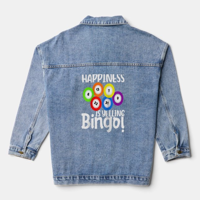 Le Bonheur De Bingo Est De hurler Bingo Raglan Bas (Verso)