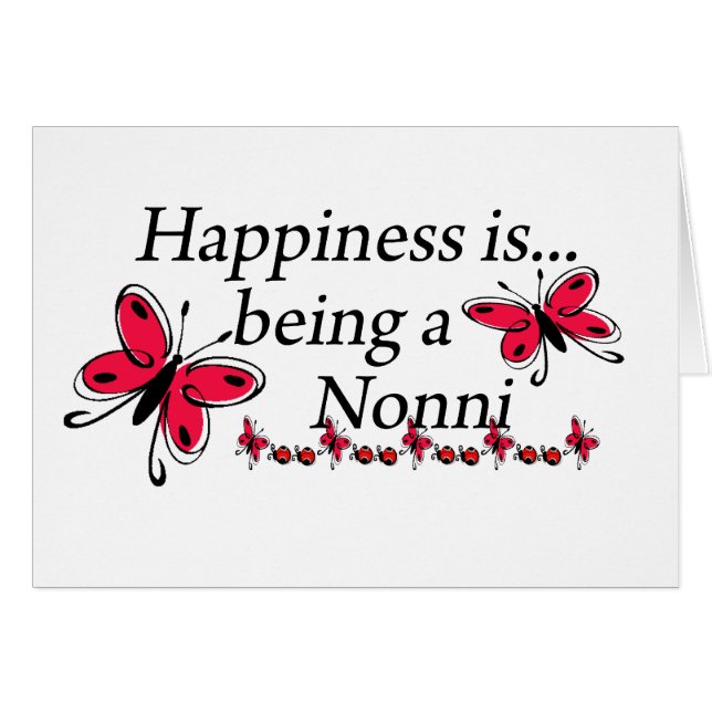 Le Bonheur Est D'Être Un Nonni (Devant horizontal)