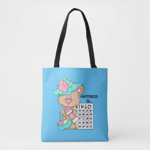 Le bonheur est le sac fourre-tout de jeu de Bingo