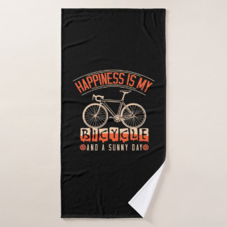 Le Bonheur Est Mon Vélo Et Un Jour Ensoleillé