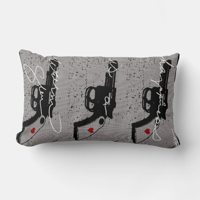 Le bonheur est un coussin chaud d'arme à feu (Recto)