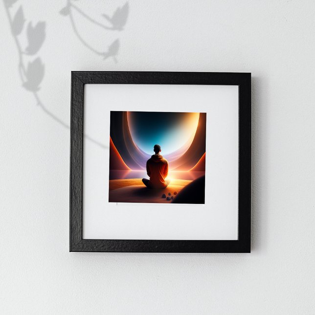 Le Bouddha cosmique | Poster de l'Art numérique (Créateur téléchargé)