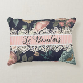 Le Boudoir Vintage Lace and Fabric  Dekokissen