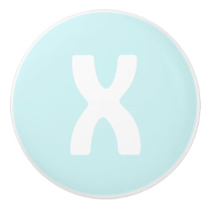 Le bouton en céramique de XO (X) - choisissez
