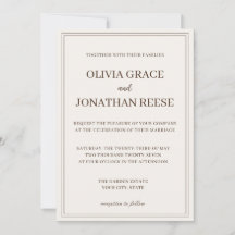 Le Cacao : Invitation de Mariage