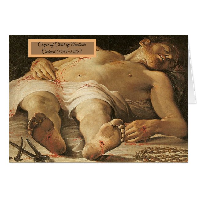 Le cadavre du Christ (Devant horizontal)