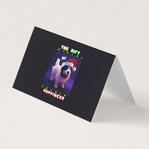 Le cadeau de bonheur chiot 25 décembre Noël