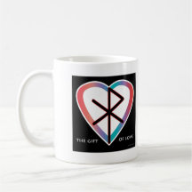 Le cadeau de l'amour Bindrune café Mug