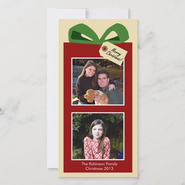 Le cadeau de nous Cartes photos de Noël (Devant)