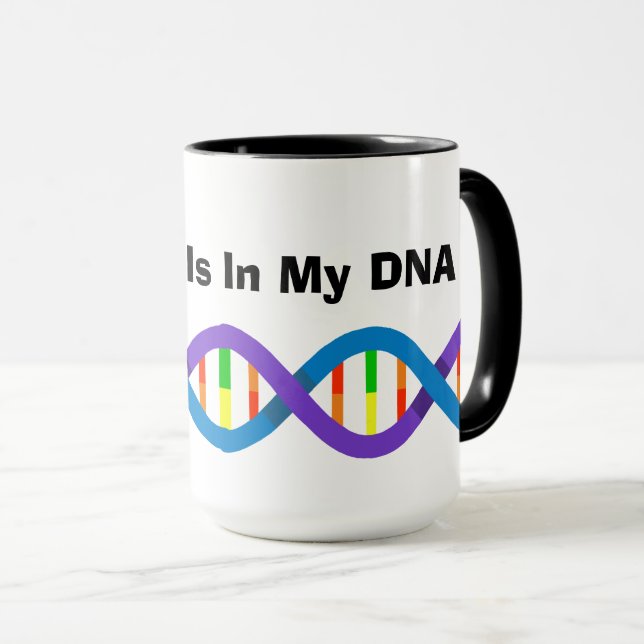 Le Café Est Dans Ma Mug ADN (Devant droit)