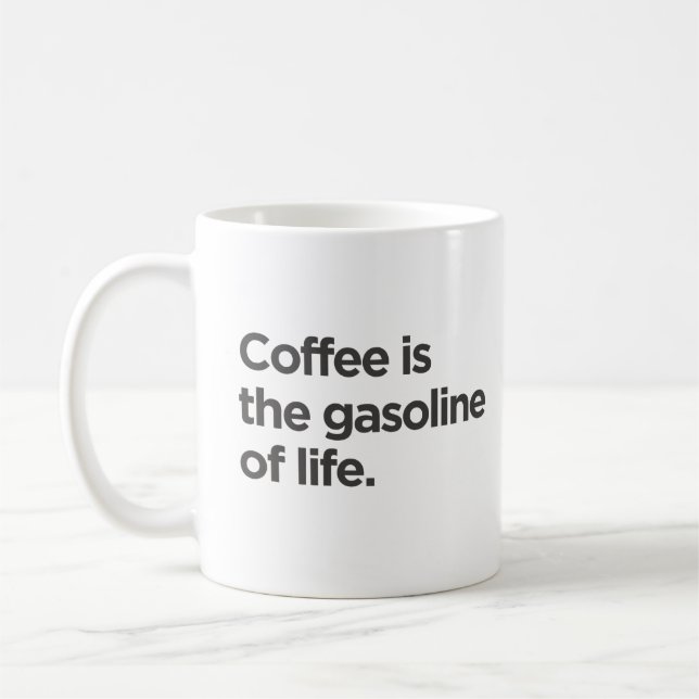 Le café est l'essence de la vie Mug (Gauche)
