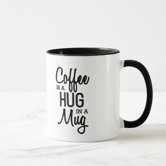 Le café est un câlin dans une tasse (Droite)