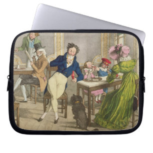 Le Cafe, Kneipe. durch Rodwell und Martin 1820 Laptopschutzhülle