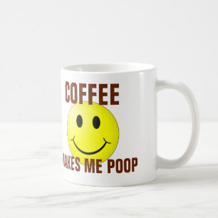 Le café me fait la dunette, tasses de café drôl