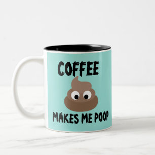LE CAFÉ ME FAIT POOP MUGS MUG CUP