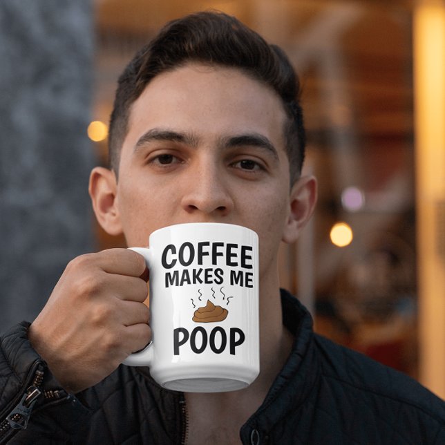 LE CAFÉ ME FAIT POOP papa MUGS (Créateur téléchargé)