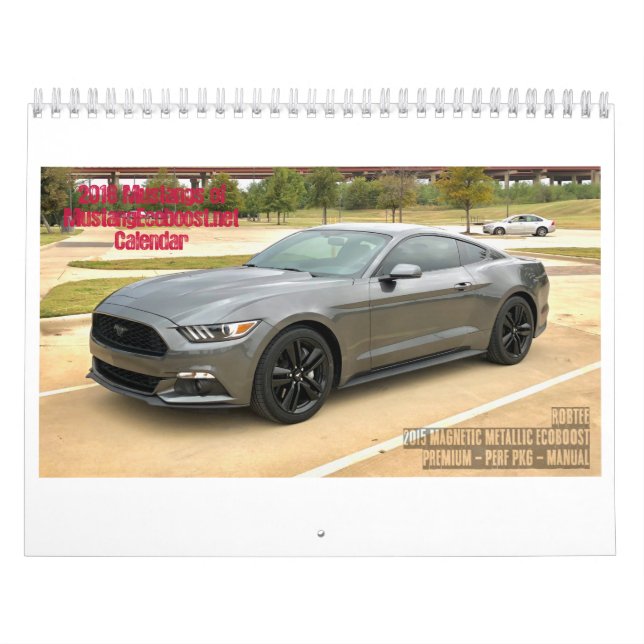 Le calendrier 2018 du membre du mustang (Protection)