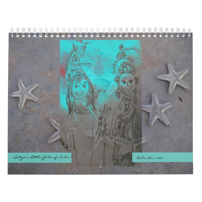Le calendrier 2021 des petits dieux indiens de Sat (Protection)