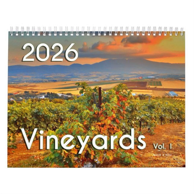 Le calendrier 2026 de la muraille viticole - Vigno (Protection)